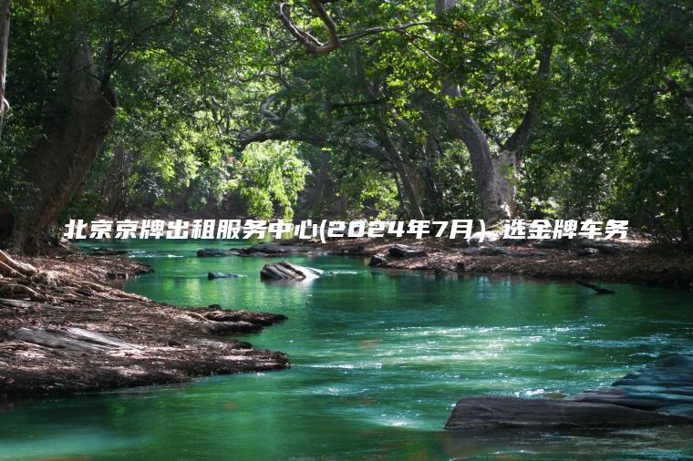 北京京牌出租服务中心(2024年7月）选金牌车务