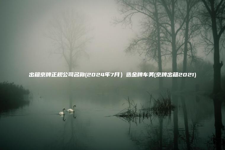 出租京牌正规公司名称(2024年7月）选金牌车务(京牌出租2021)