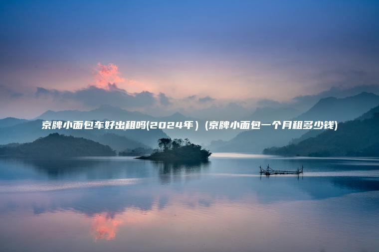 京牌小面包车好出租吗(2024年）(京牌小面包一个月租多少钱)