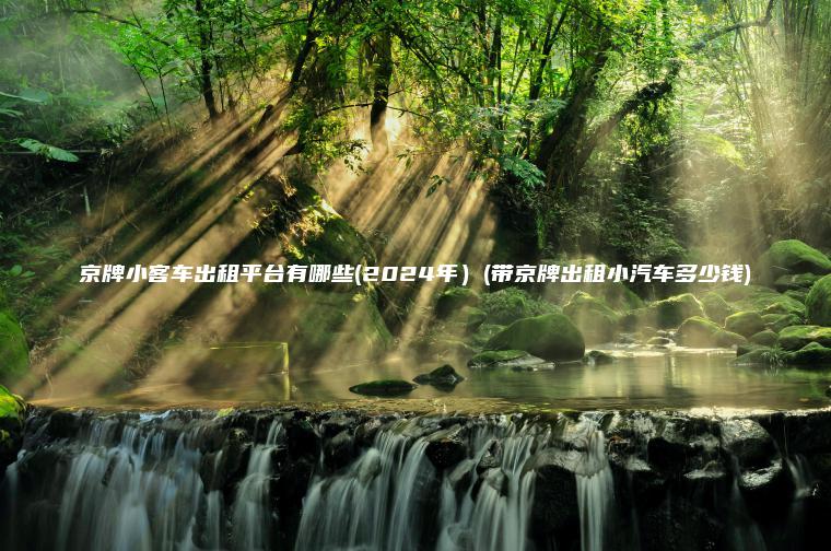 京牌小客车出租平台有哪些(2024年）(带京牌出租小汽车多少钱)