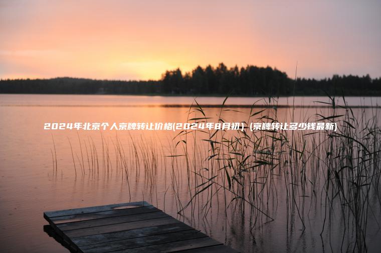 2024年北京个人京牌转让价格(2024年8月初）(京牌转让多少钱最新)