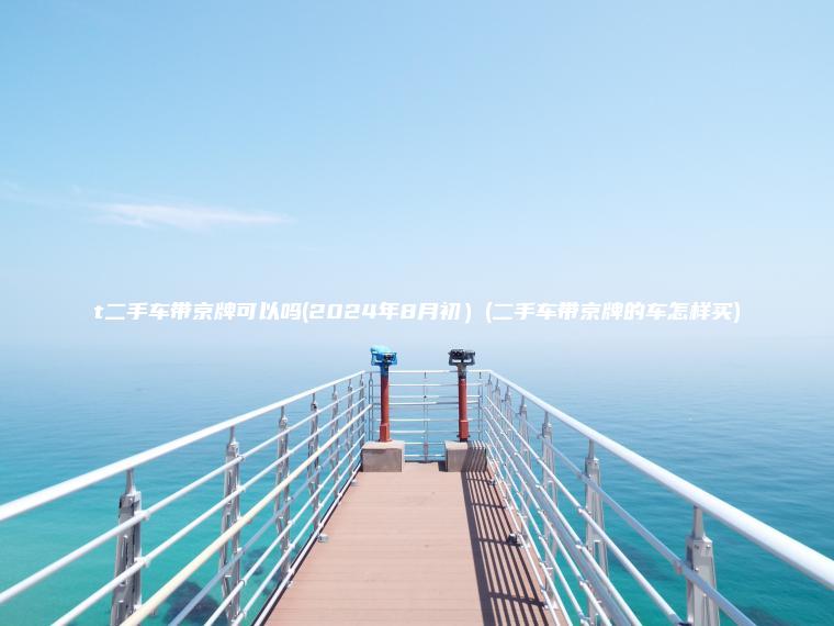 t二手车带京牌可以吗(2024年8月初）(二手车带京牌的车怎样买)