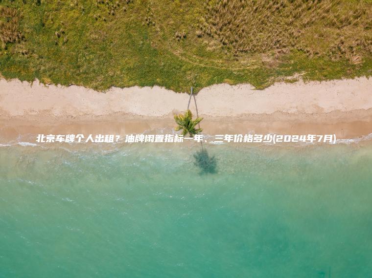 北京车牌个人出租？油牌闲置指标一年、三年价格多少(2024年7月)