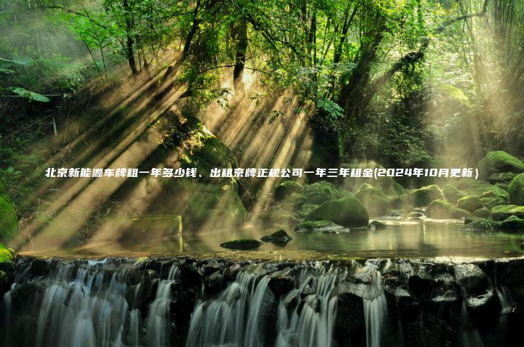 北京新能源车牌租一年多少钱、出租京牌正规公司一年三年租金(2024年10月更新）