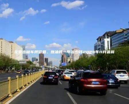 北京出租车牌价格、燃油牌一年多少钱2024年11月最新