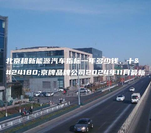 北京租新能源汽车指标一年多少钱、十年京牌品牌公司2024年11月最新