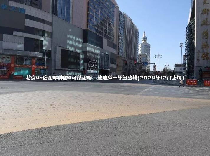 北京4s店租车牌国4可以租吗、燃油牌一年多少钱(2024年12月上旬）