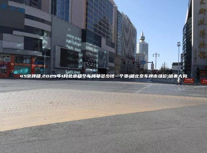 4S京牌租,2025年1月北京租个车牌号多少钱一个赁(租北京车牌市场价)哈弗大狗