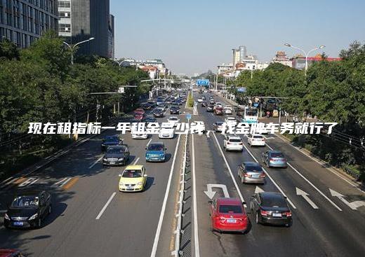 现在租指标一年租金多少钱，找金牌车务就行了