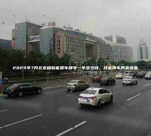 2025年7月北京租新能源车牌号一年多少钱，找金牌车务靠谱些